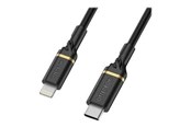 USB kabel - OtterBox Cable USB C-Lightning 1M USB-PD - black - 78-52551