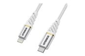 USB kabel - OtterBox Premium Cable USB C-Lightning 1M USB-PD White - 78-52651