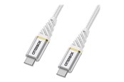 USB kabel - OtterBox Premium Cable USB C-C 2M USB-PD White - 78-52681