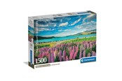Puslespil - Clementoni Lupins at Lake Tekapo (1500) - 31731
