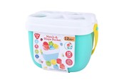 Babylegetøj - PLAY Shape Sorter Bucket with Shapes 12 pcs. - 2377