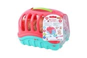 Babylegetøj - PLAY Animal Travel Cage with Cuddly Puppy 7pcs. - 2936