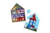 Babylegetøj - Barbo Toys Moomin Framed Wooden Puzzle House - 7288
