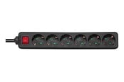 Strømkabel (ekstern) - Deltaco GT-0660 Power Strip - 1.5 m - GT-0660