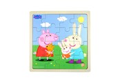 Babylegetøj - Barbo Toys Peppa Pig - Wooden Puzzle - Rebecca Rabbit - 9030