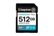 Hukommelseskort - Kingston Canvas Go! Plus SD - 200MB/s - 512GB - SDG4/512GB