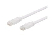 Netværkskabel - Deltaco patch cable - 10 m - white - Hvid - 10m - TP-610VAU