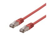 Netværkskabel - Deltaco STP-63RAU - patch cable - 3 m - red - Rød - 3m - STP-63RAU