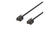 Netværkskabel - Deltaco patch cable - 15 cm - black - Sort - 0.1m - UUTP-2077