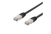 Netværkskabel - Deltaco LAN CAT 6 - F/UTP - Sort - 15m - SFTP-615SH