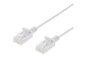 Netværkskabel - Deltaco patch cable - 1.5 m - white - Hvid - 1meter - UUTP-1412
