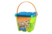 Udendørsleg - PLAY Beach Set Castle with Accessories 21pcs. - 5445