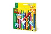 Kreativt Legetøj - SES Creative Triangular Grip Colouring Pens 12 pcs - 14696