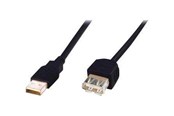 USB kabel - DIGITUS ASSMANN - USB extension cable - USB to USB - 1.8 m - AK-300202-018-S