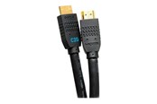 Skærmkabel - C2G 25ft Ultra Flexible 4K Active HDMI Cable Gripping 4K 60Hz - In-Wall M/M - HDMI cable with Ethernet - 7.6 m - C2G10382