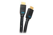 Skærmkabel - C2G 20ft Ultra Flexible 4K Active HDMI Cable Gripping 4K 60Hz - In-Wall M/M - HDMI cable with Ethernet - 6.1 m - C2G10381