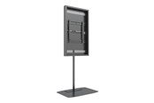 Vægbeslag, AV-Beslag & AV-Møbler - Multibrackets M Pro Series stand - for flat panel - single pole - black - Maks 50 kg - Maks størrelse 49" - 7350105219788