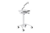 Vægbeslag, AV-Beslag & AV-Møbler - Multibrackets M Basic cart - for LCD display / keyboard / mouse / notebook - gas lift arm - white silver - Maks 7.5 kg - Maks størrelse - 7350105219580