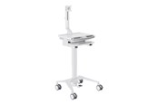 Vægbeslag, AV-Beslag & AV-Møbler - Multibrackets M Basic cart - for LCD display / keyboard / mouse / notebook - white silver - Maks 7.5 kg - Maks størrelse - 7350105219597