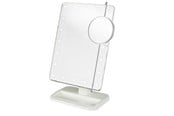 Makeupspejl - UNIQ Hollywood Makeup Mirror with light and 10x magnification White - 4458