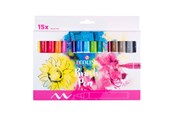 Kreativt Legetøj - Bruynzeel Ecoline Brush Pen Set 15 Colors - 11509023