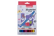 Kreativt Legetøj - Bruynzeel Kids Super Point Felt-Tip Pens Set 20 Colors - 60124120