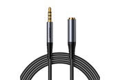 Audio kabel - Joyroom stereo audio cable AUX 3.5 mm mini jack (male) - mini jack (female) 1.2 m black (SY-A09) - SY-A09