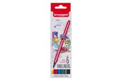 Kreativt Legetøj - Bruynzeel Fineliner Set Basic 6 Colors - 60241006