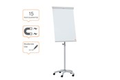 Konference & Præsentation - Nobo Essence mobil flipover med magnetisk stål whiteboardtavle - 1915716