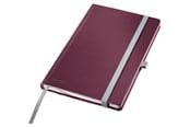 Blokke, Formularer & Notesbøger - Leitz Style notesbog A5 linjeret med hardcover, rød - 44851028