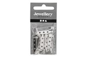 Kreativitet & Hobbyartikler - Creativ Company - Brooch pin Silver plated 25mm 10 pcs. - 600720