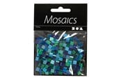 Kreativitet & Hobbyartikler - Creativ Company - Mini Mosaic Blue/Green 5x5mm 25 grams - 51929