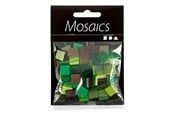 Kreativitet & Hobbyartikler - Creativ Company - Mini Mosaic Green Glitter 10x10mm 25 grams - 51925