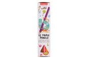 Kreativt Legetøj - Bruynzeel Triple Coloured Pencils Set 12 - 60518012