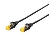 Netværkskabel - DIGITUS patch cable - 3 m - black - Sort - 3m - DK-1644-A-030/BL
