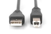USB kabel - DIGITUS USB 2.0 Type-A to Type-B - 3m - AK-300105-030-S