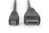 Skærmkabel - DIGITUS HDMI 1.4 to Micro-HDMI - 1m - AK-330115-010-S