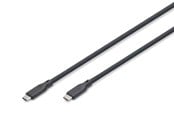 USB kabel - DIGITUS - USB-C cable - 24 pin USB-C to 24 pin USB-C - 50 cm - AK-300342-005-S