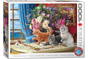 Puslespil - Eurographic Puzzling Cats by Image World Smart Cut(1000) - 709-6000-5914