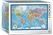 Puslespil - Eurographic World Map(5000) - 709-8520-5890