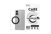 Mobil - Covers & Cases - CARE by PanzerGlass Feature Case Transparent w. Black Kickstand & Qi Compatible Samsung S25 Edge - CR43380