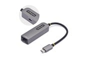 Netværksadapter (netkort, printserver mv.) - StarTech.com 2.5GbE USB-C to Ethernet Adapter - network adapter - USB-C 3.2 Gen 1 / Thunderbolt 3 - 10M/100M/1G/2.5 Gigabit Ethernet + USB-C 3.2 Gen 1 - 2GPD3-USB-C-ETHERNET
