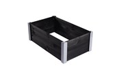 Haveredskaber - HORTUS Kapilærskjuler 33 x 93 x cm, Grundmalet træ, Sort med metalhjørner - 210-928
