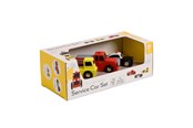Trælegetøj - Classic World Wooden Emergency Service Cars Set 3pcs. - 20252