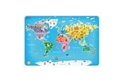 Babylegetøj - Classic World Wooden Jigsaw Puzzle World Map 48 pcs. - 40074