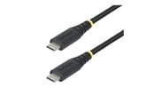 USB kabel - StarTech.com 1m USB-C Charging Cable 240W Silicone Jacket w/Braid - USB-C cable - 24 pin USB-C to 24 pin USB-C - 1 m - S2CEPR1M-USB-CABLE