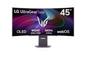 Skærm - 45" LG UltraGear 45GX90SA-B - 3440x1440 (UWQHD) - 240Hz - OLED - 65W USB-C - 45GX90SA-B.AEU