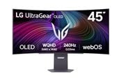 Skærm - 45" LG UltraGear 45GX90SA-B - 3440x1440 (UWQHD) - 240Hz - OLED - 65W USB-C *DEMO* - 45GX90SA-B.AEU