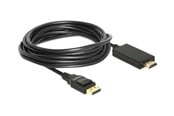 Skærmkabel - DeLOCK Adapter Cable - DisplayPort / HDMI - 5 m - 85319