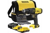 Skrue/Boremaskine - Stanley SFMCD711DSA-QW 18V Cordless Drill Driver 2 x 2Ah Battery - 5035048733226